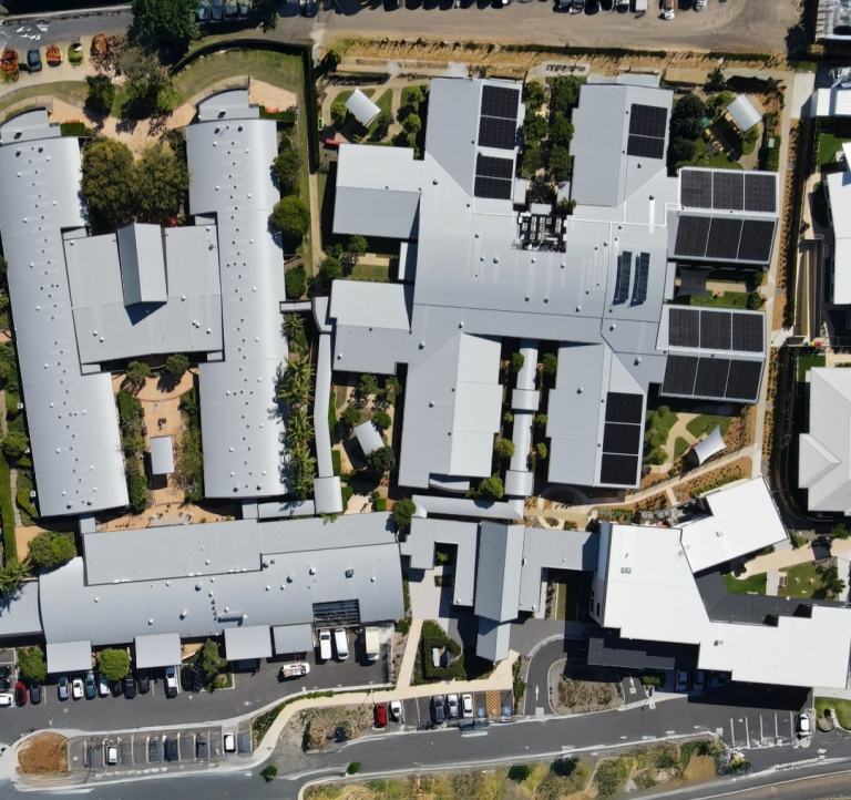 Emmaus Nursing Home – Port Macquarie · 160kW solar – MBR Electrical project
